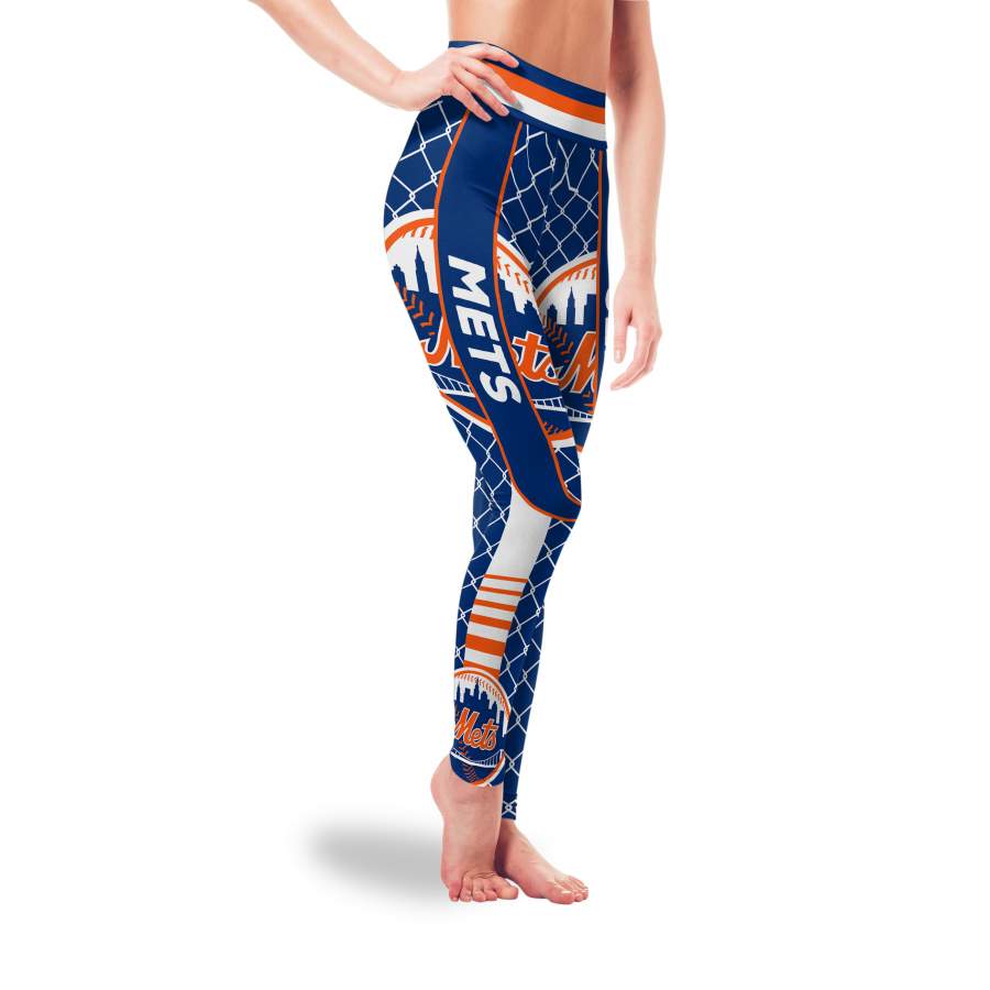 Cool Single Small Line Circle Stylish Fashion New York Mets Leggings