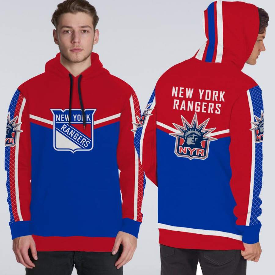 Fashion Gorgeous Fitting New York Rangers Hoodie