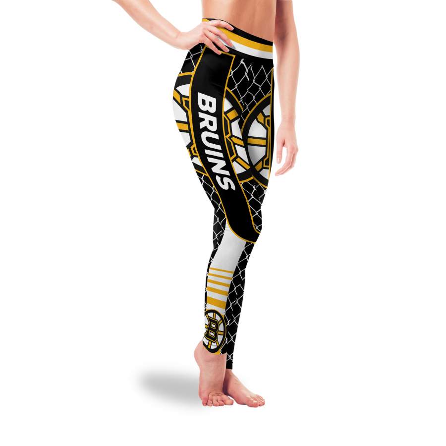 Cool Single Small Line Circle Stylish Fashion Boston Bruins Leggings