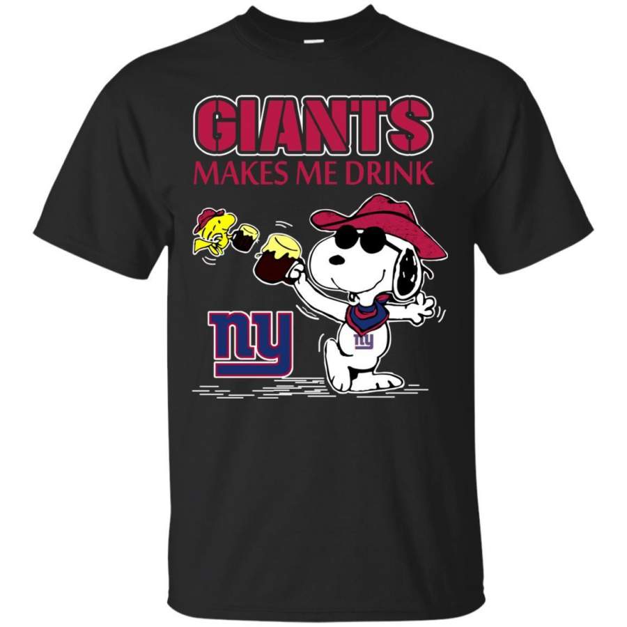 New York Giants Make Me Drinks T-Shirt