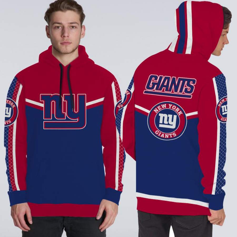 Fashion Gorgeous Fitting New York Giants Hoodie