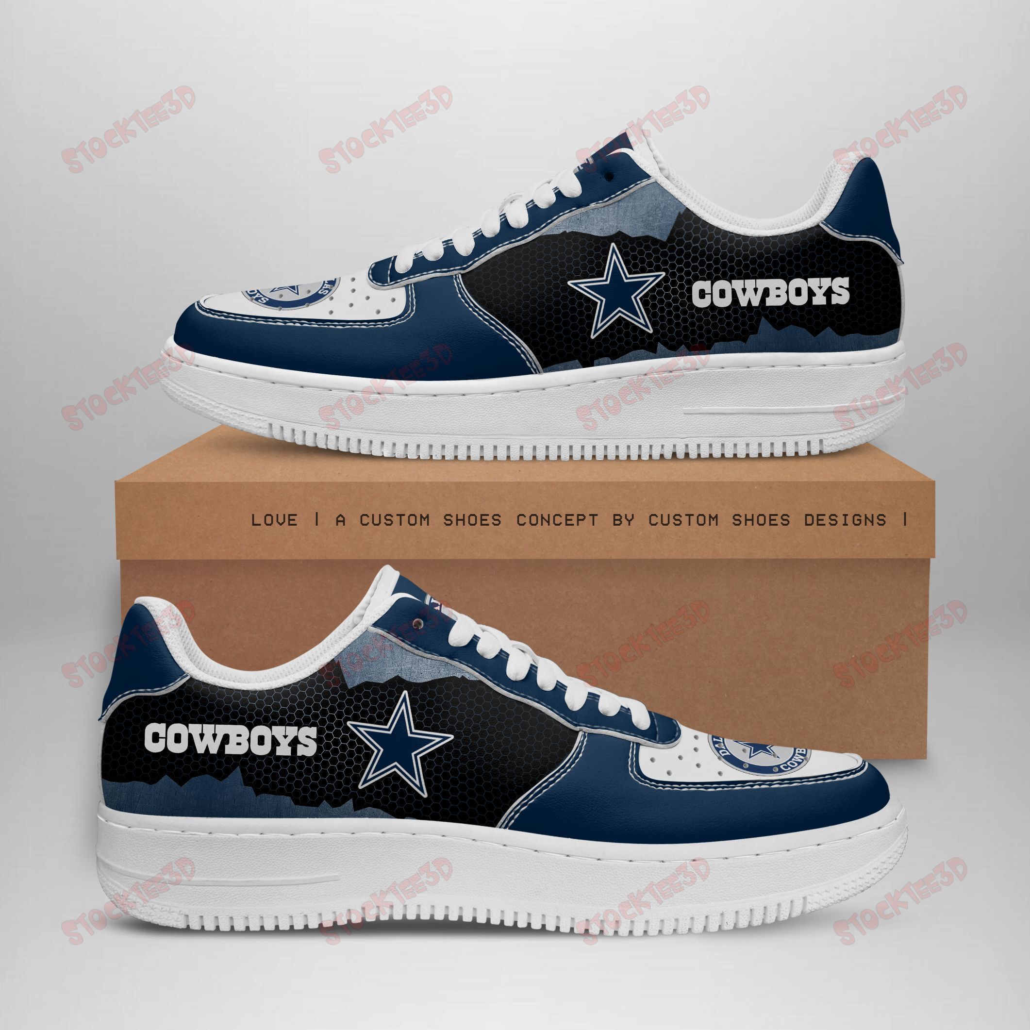 Dallas Cowboys Af1 Sneakers 02