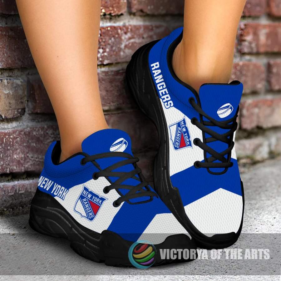 Colorful Logo New York Rangers Chunky Sneakers