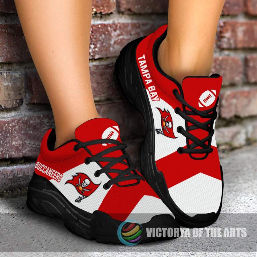 Colorful Logo Tampa Bay Buccaneers Chunky Sneakers