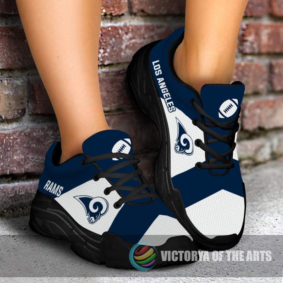 Colorful Logo Los Angeles Rams Chunky Sneakers