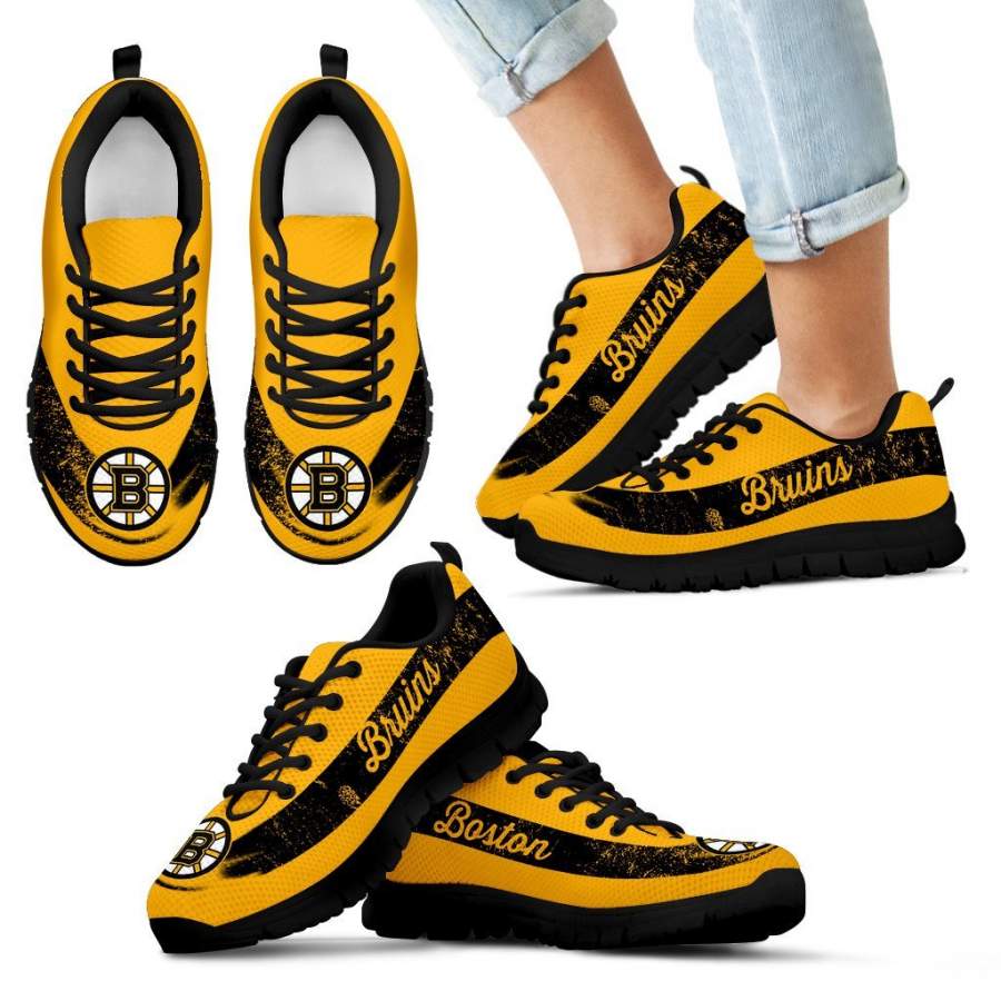 Cool Line Logo Boston Bruins Sneakers