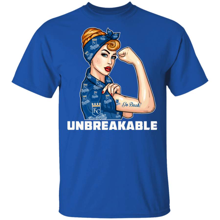 Beautiful Girl Unbreakable Go Kansas City Royals T Shirt