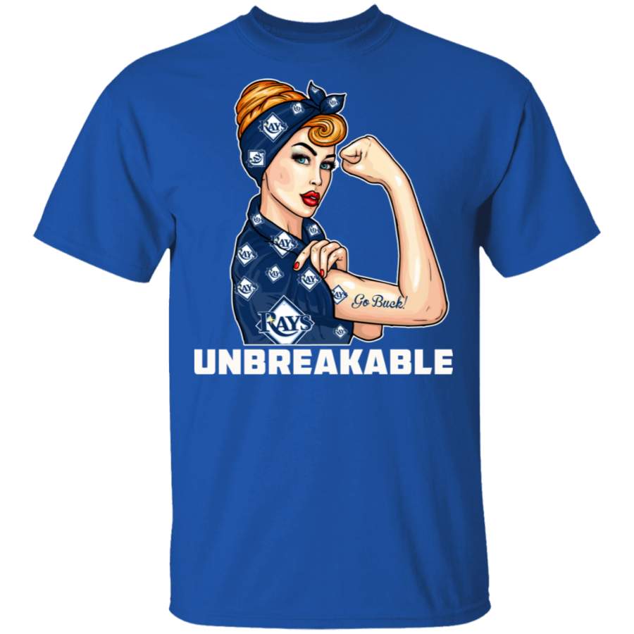 Beautiful Girl Unbreakable Go Tampa Bay Rays T Shirt