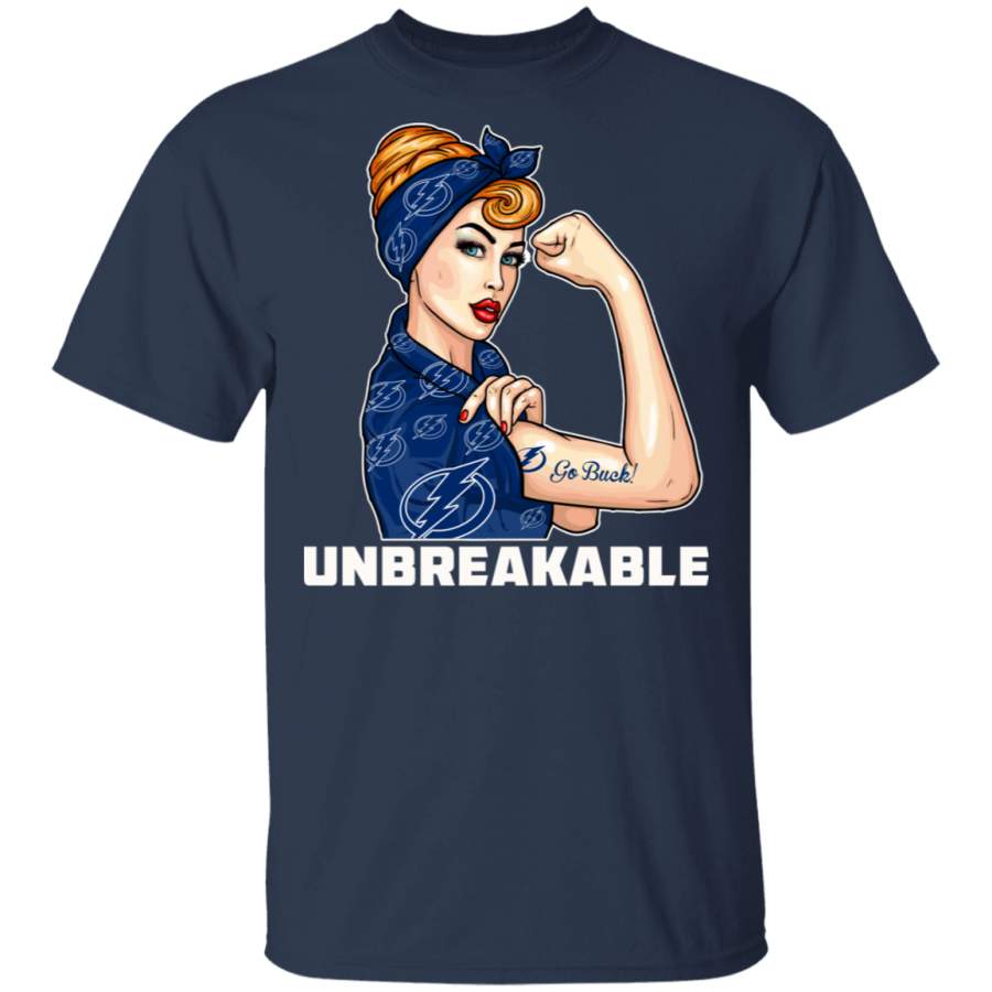 Beautiful Girl Unbreakable Go Tampa Bay Lightning T Shirt