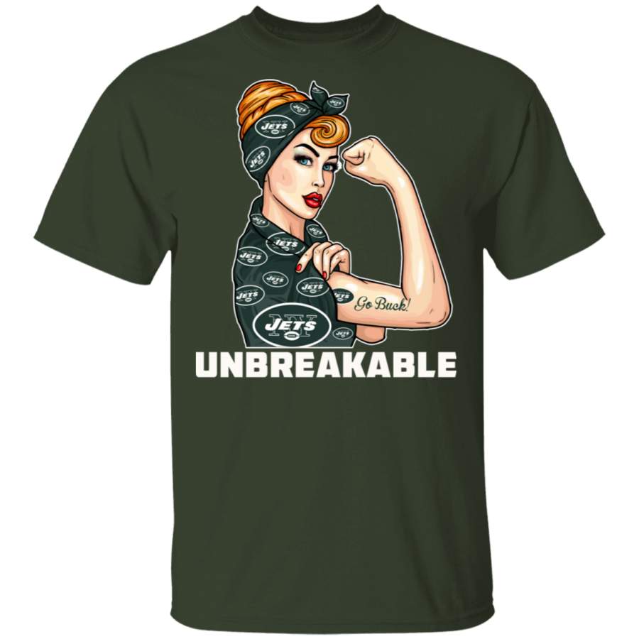 Beautiful Girl Unbreakable Go New York Jets T Shirt