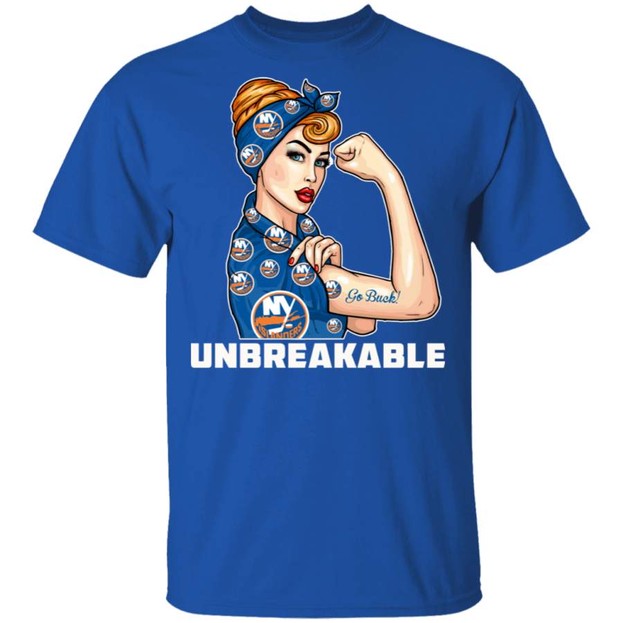 Beautiful Girl Unbreakable Go New York Islanders T Shirt