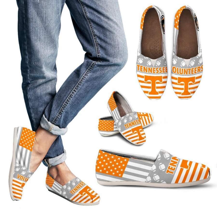 American Flag Tennessee Volunteers Casual Shoes