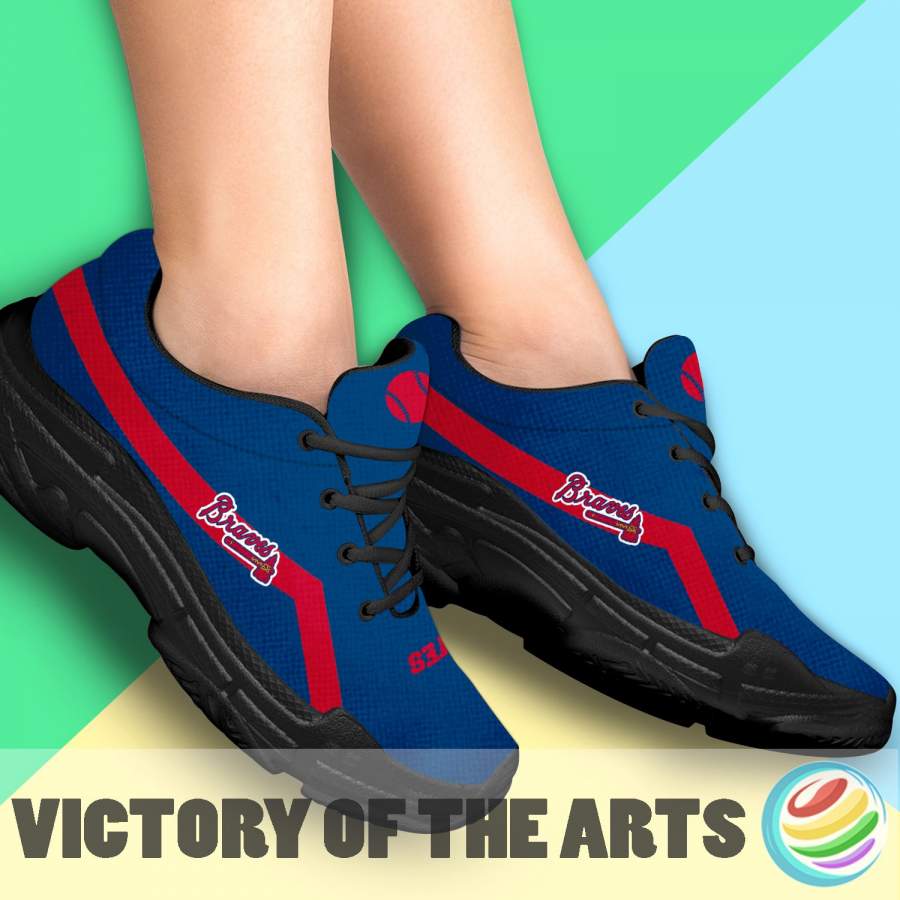 Edition Chunky Sneakers With Line?Atlanta Braves Shoes