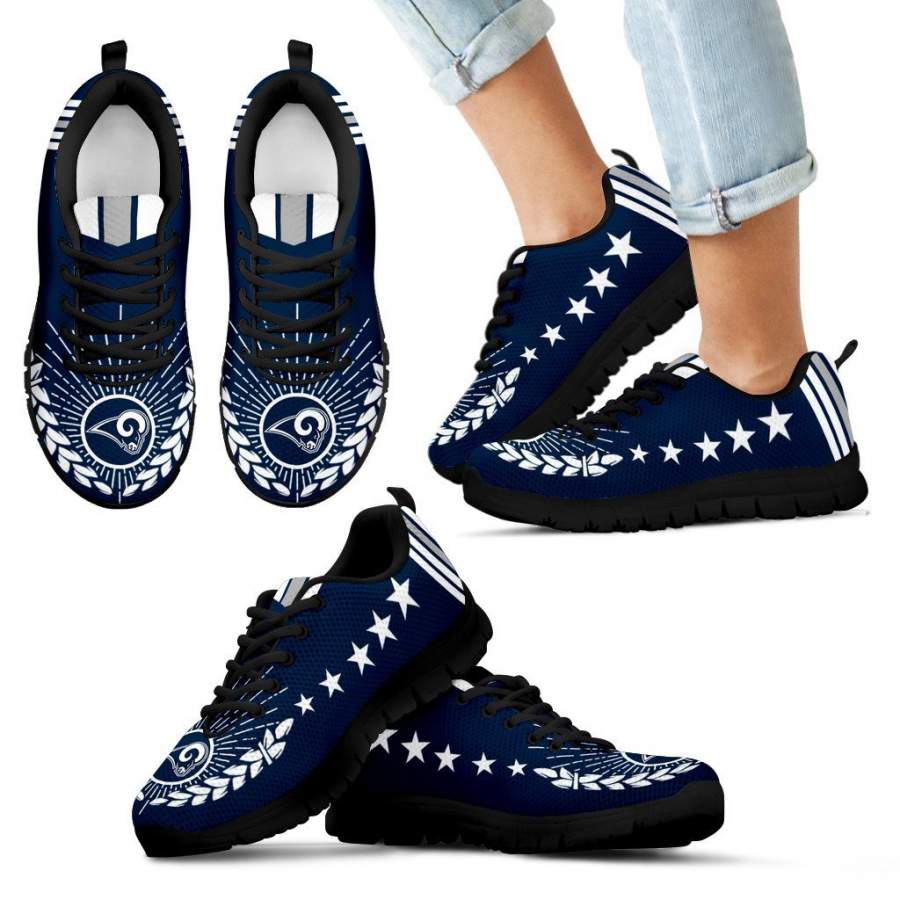 Line Of Stars Victory Los Angeles Rams Sneakers