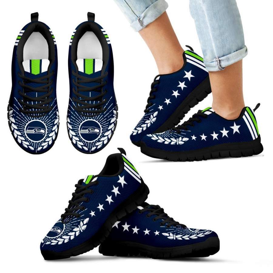 Line Of Stars Victory Seattle Seahawks Sneakers