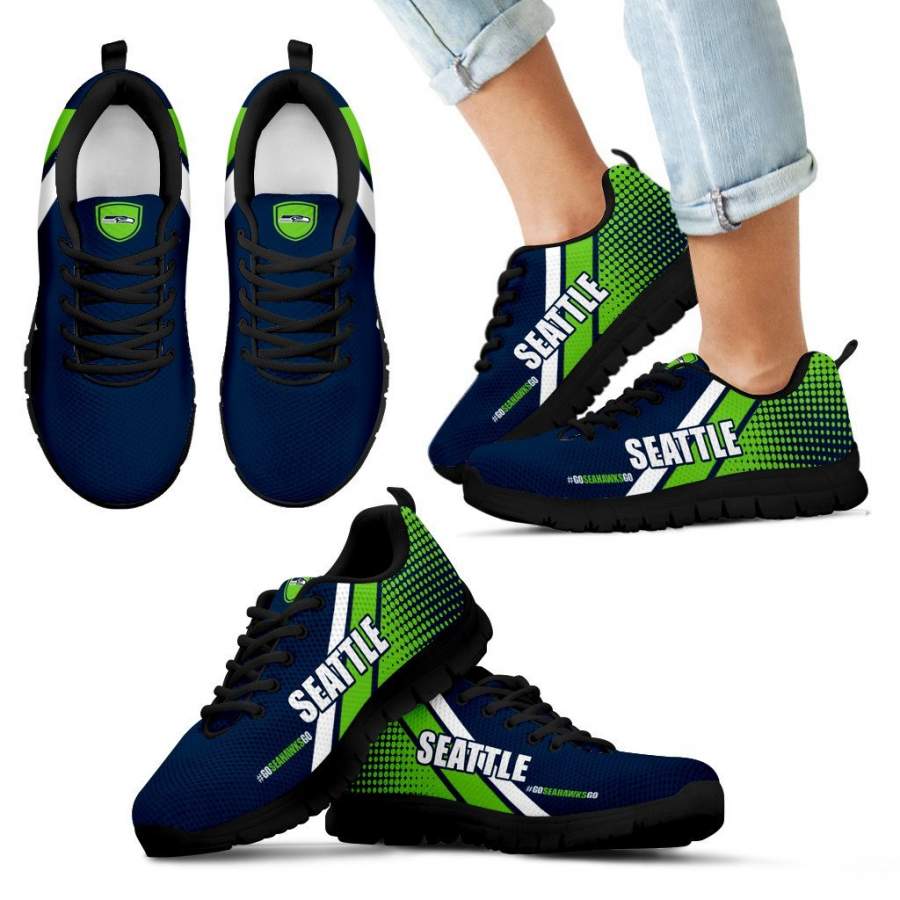 Go Seattle Seahawks Go Seattle Seahawks Sneakers