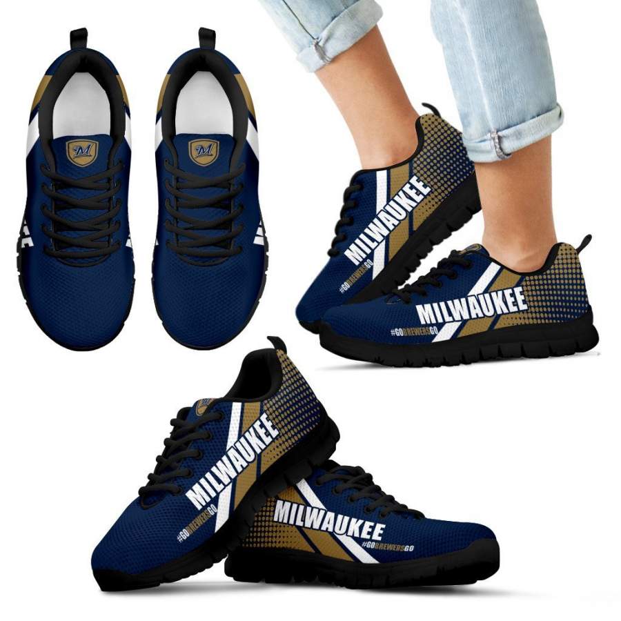 Go Milwaukee Brewers Go Milwaukee Brewers Sneakers