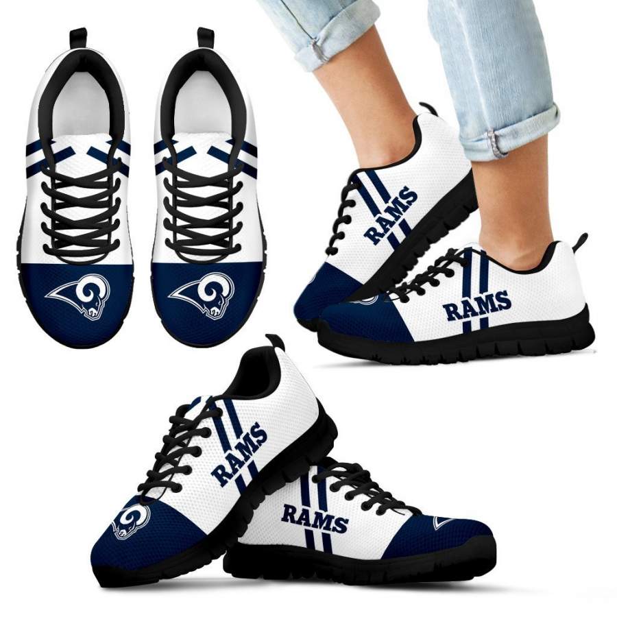 Line Stripe Logo Bottom Los Angeles Rams Sneakers