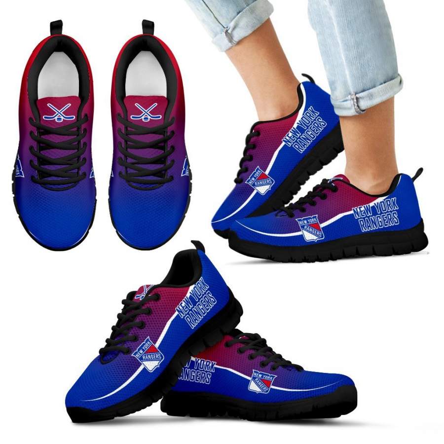 Colorful New York Rangers Passion Sneakers