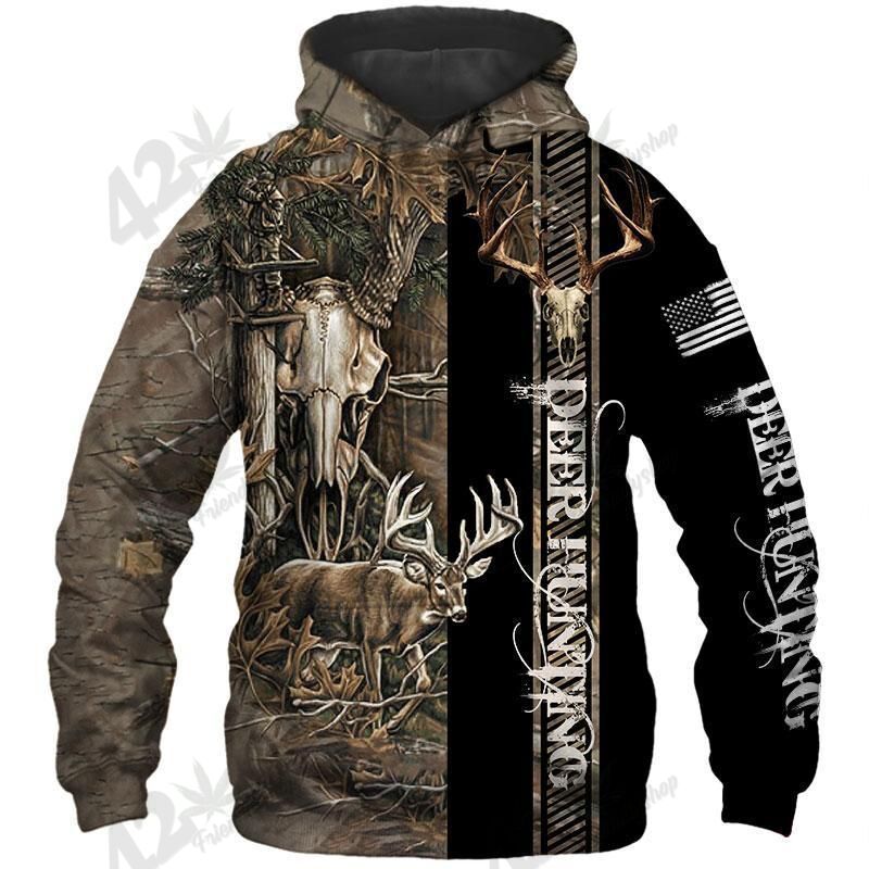 Deer Hunting 3D All Over Print Clothes TT150803