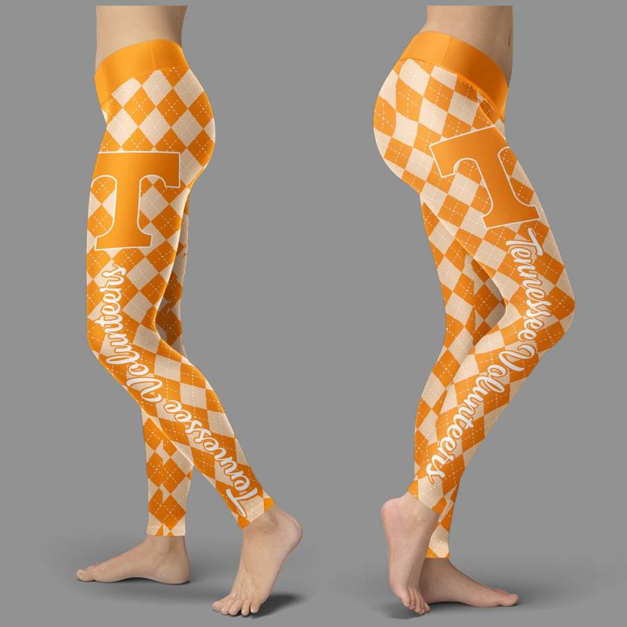 Cosy Seamless Border Wonderful Tennessee Volunteers Leggings