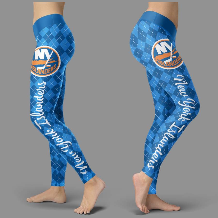 Cosy Seamless Border Wonderful New York Islanders Leggings