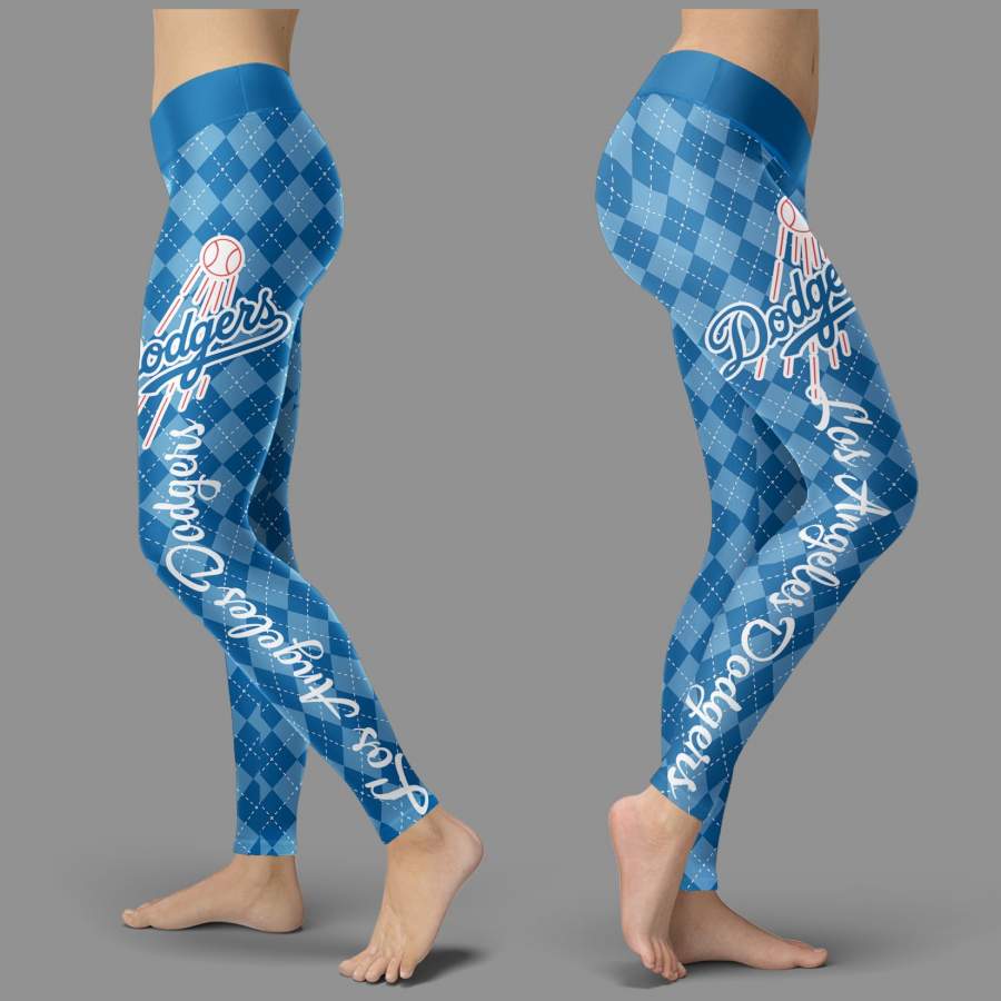 Cosy Seamless Border Wonderful Los Angeles Dodgers Leggings