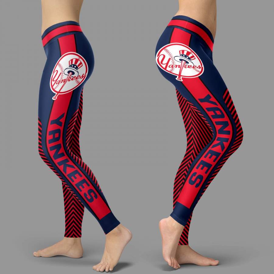 Fashion Gorgeous Fitting Fabulous New York Yankees Leggings