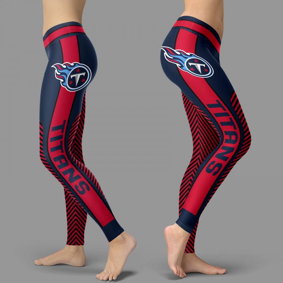 Fashion Gorgeous Fitting Fabulous Tennessee Titans Leggings