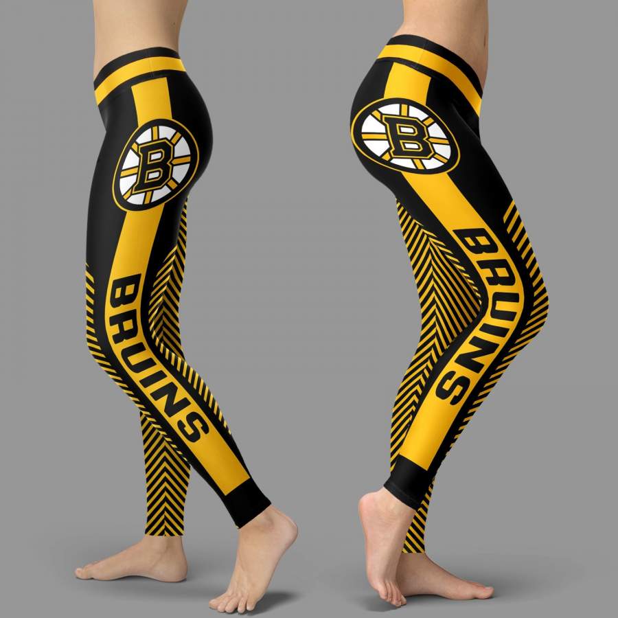 Fashion Gorgeous Fitting Fabulous Boston Bruins Leggings