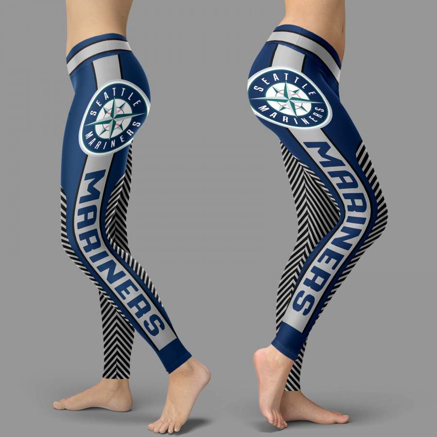 Fashion Gorgeous Fitting Fabulous Seattle Mariners Leggings