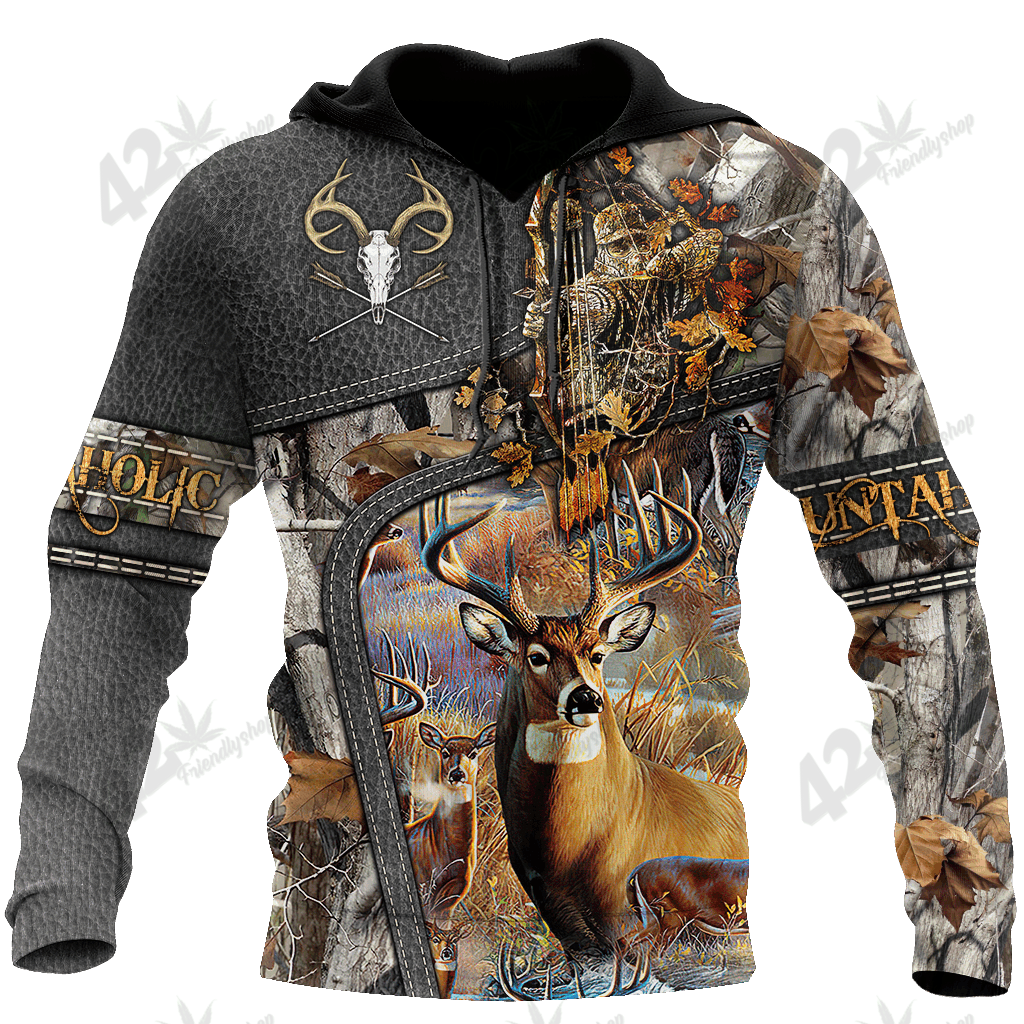 Deer Hunting 20 3D All Over Printed Shirts for Men and Women AM080602