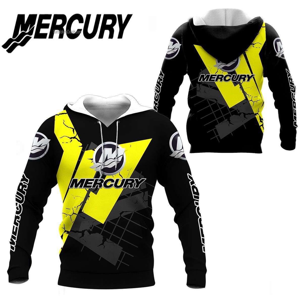 3D All Over Printed Mercury Tin -Hl Shirts Ver 1 (Yellow)