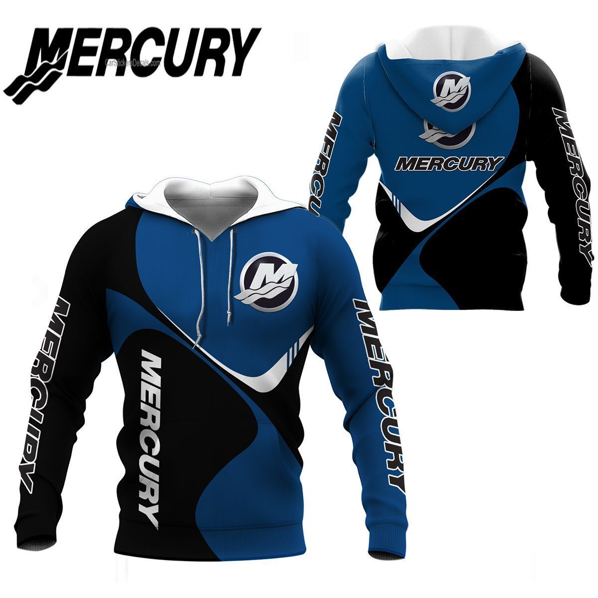 3D All Over Printed Mercury Tin -Nh Shirts Ver 2 (Blue)