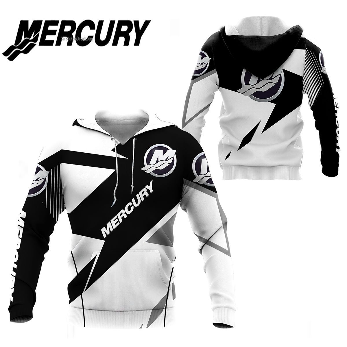 3D All Over Printed Mercury Tin -Hl Shirts Ver 3 (White)