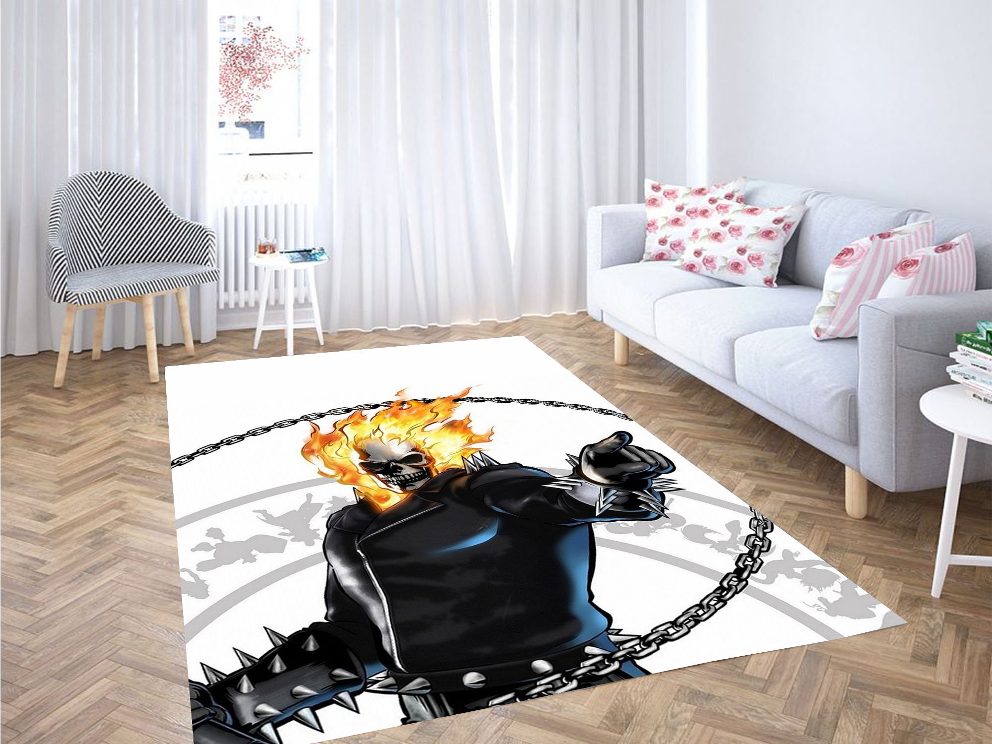 ghost rider comic carpet rugs