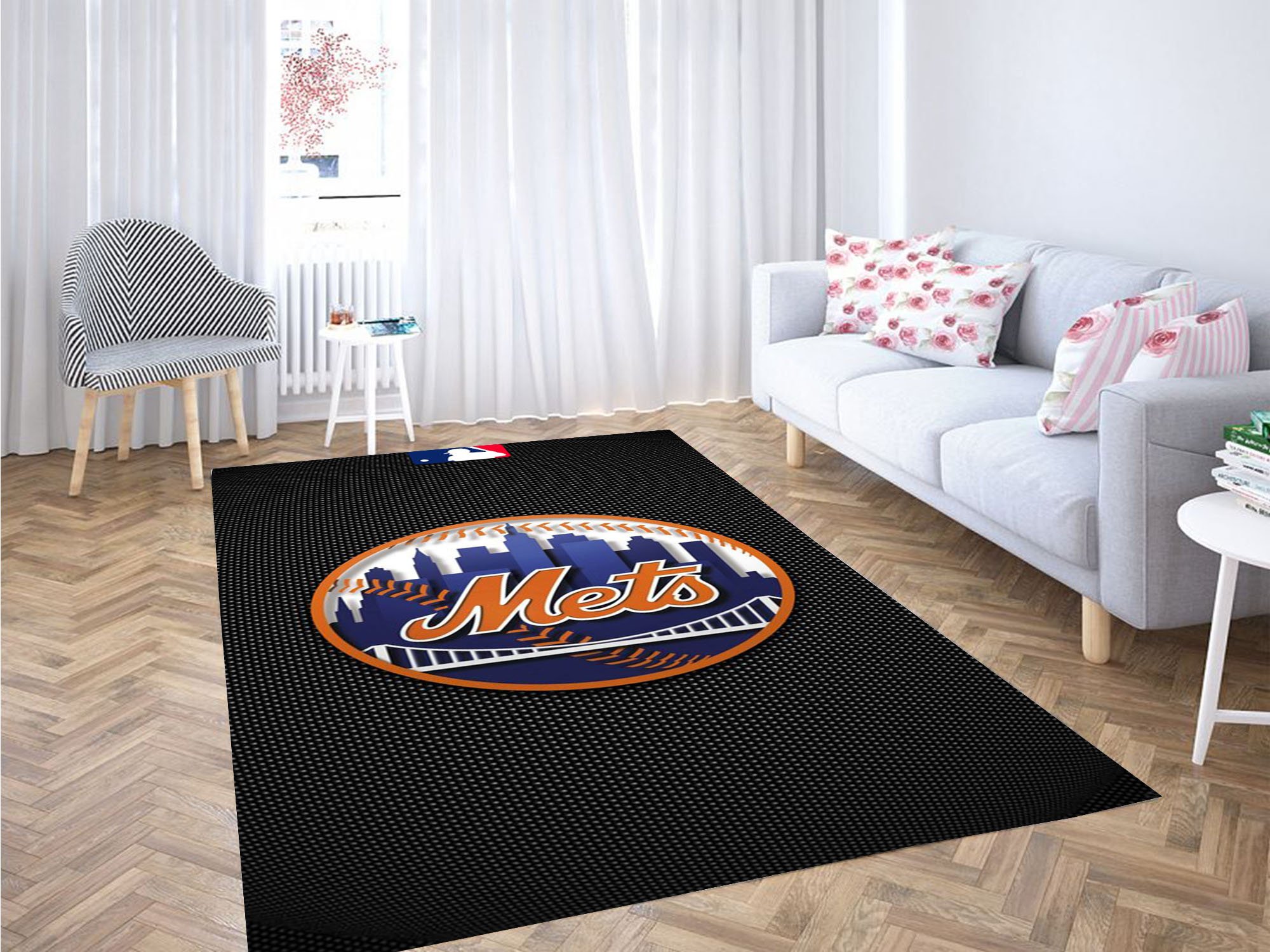 logos and uniforms the new york mets carpet rugs