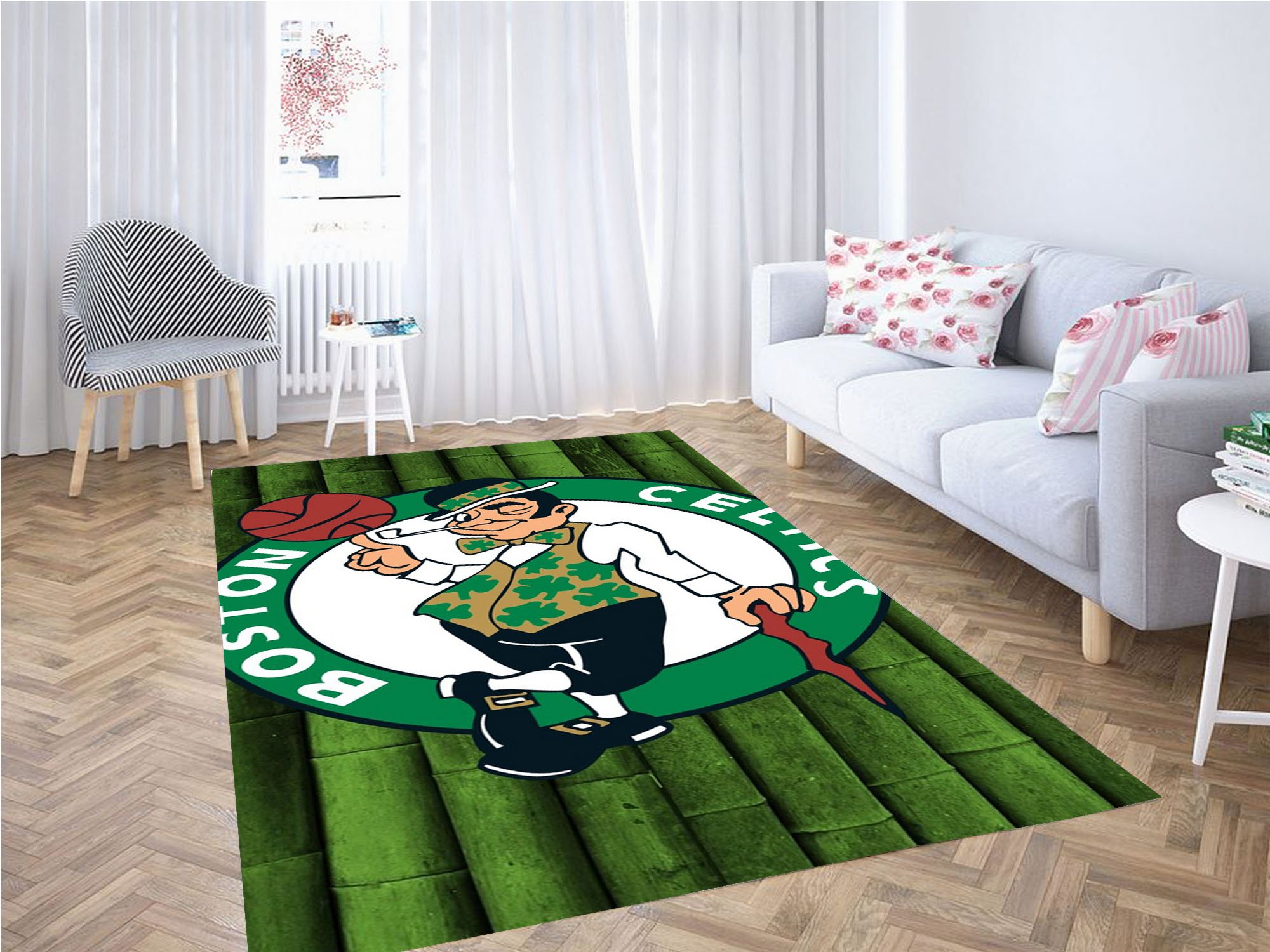 Boston Celtics wallpaper carpet rugs