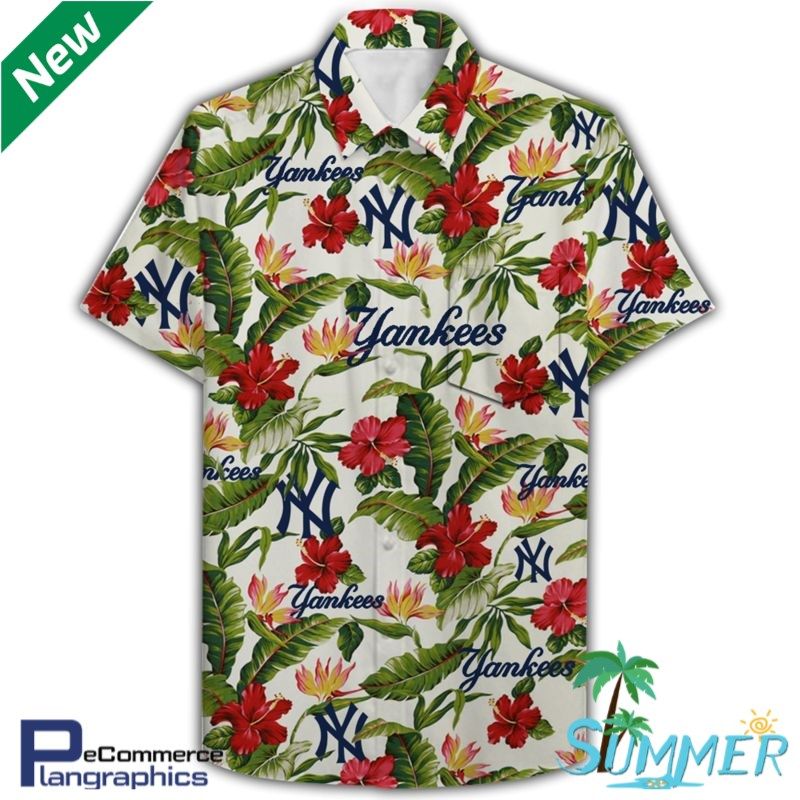 New York Yankees Baseball Team 3D Print Aloha Shirt Hawaiian Aloha Shirt Hawaiian Shorts Beach Short Shirt