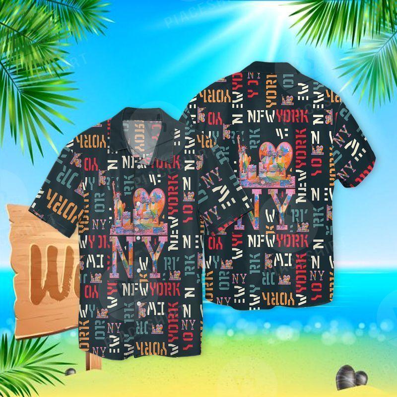 New York 3D Hawaiian Shirt