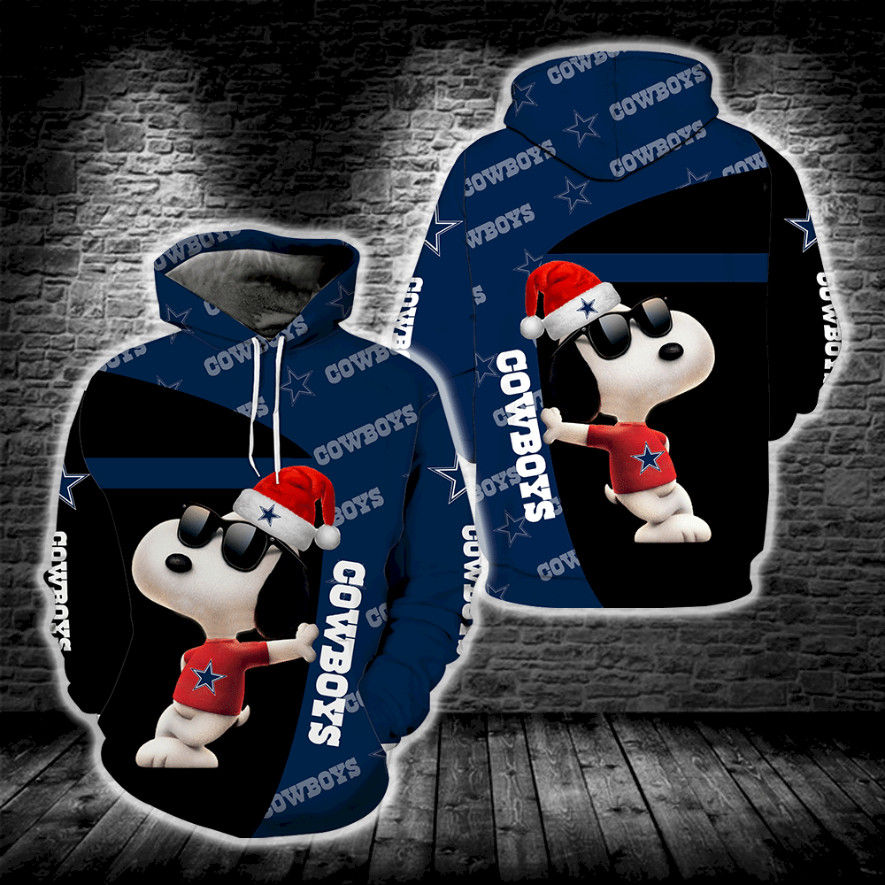 Dallas Cowboys Snoopy Full Print S1674 And For Men Women 3D Pullover Hoodie, Bomber Jacket, Sweatshirt, T-Shirt