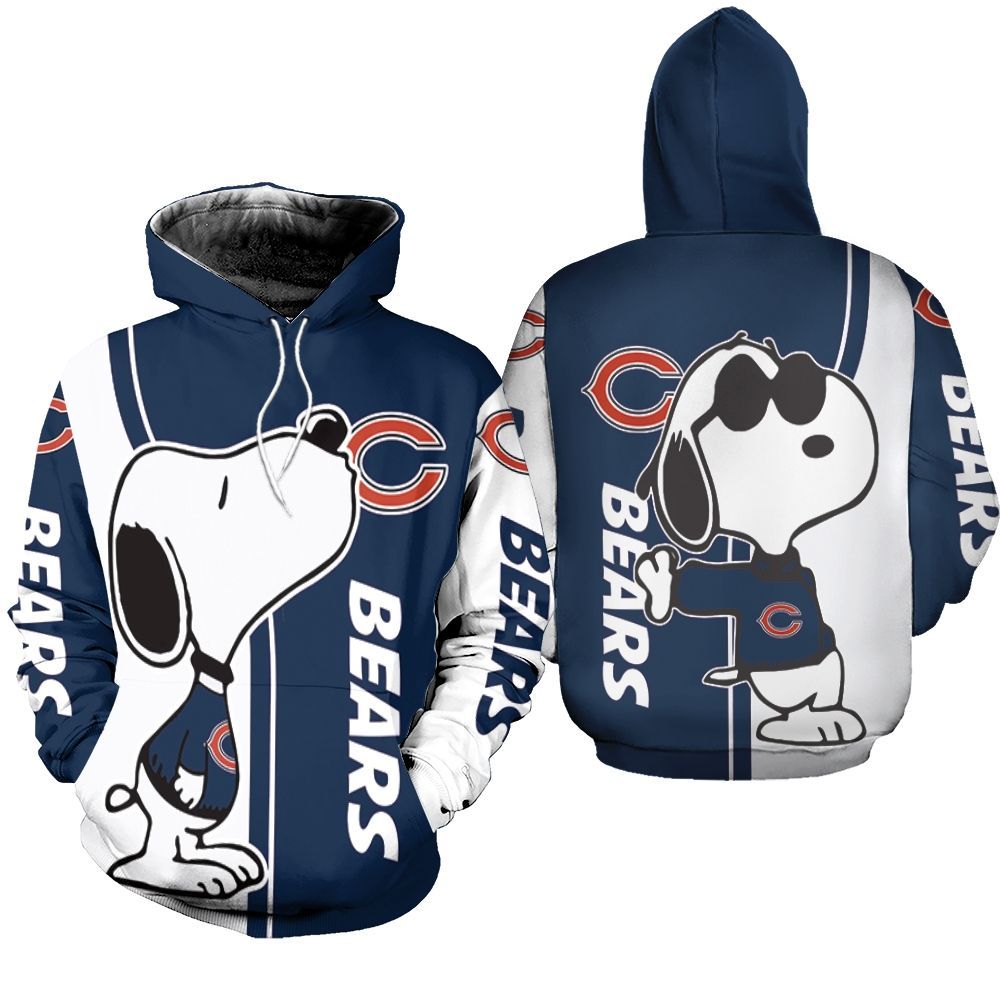 Chicago Bears Snoopy Lover Printed 3d Unisex Hoodie