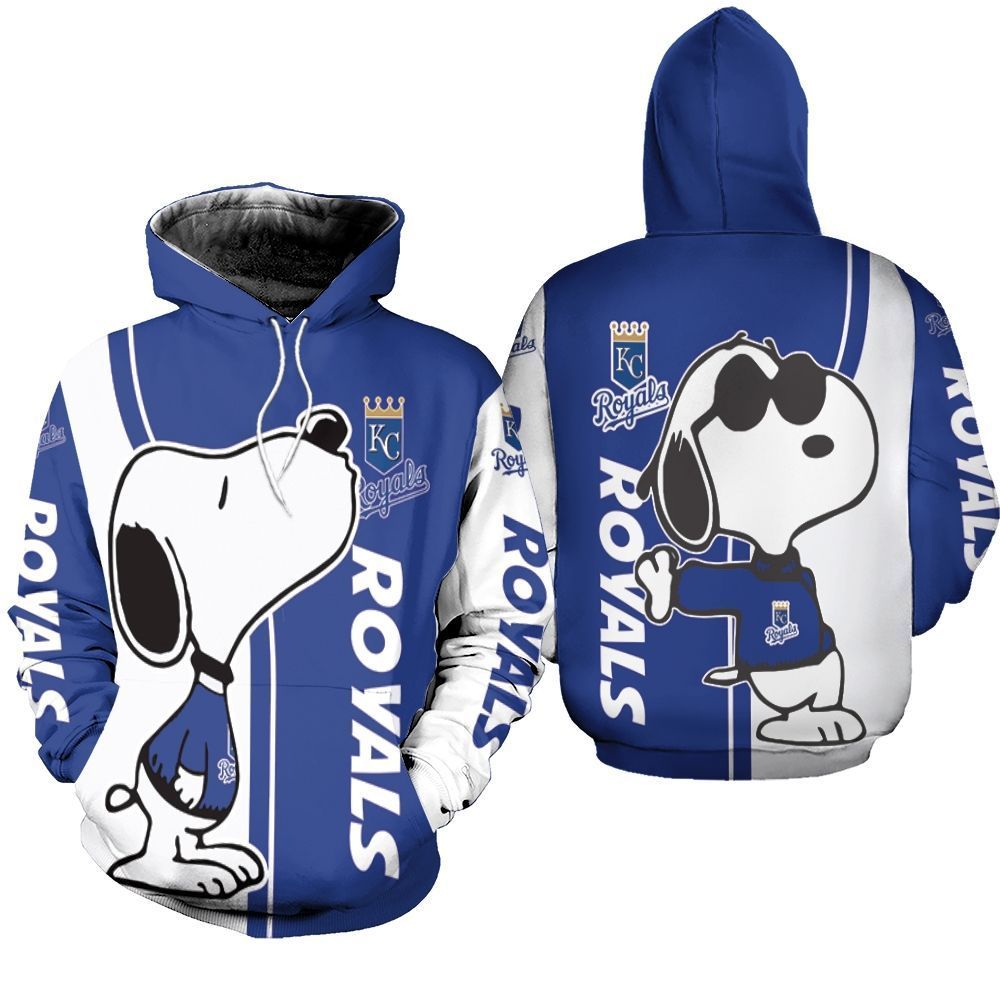 Kansas City Royals Snoopy Lover Printed 3d Unisex Hoodie