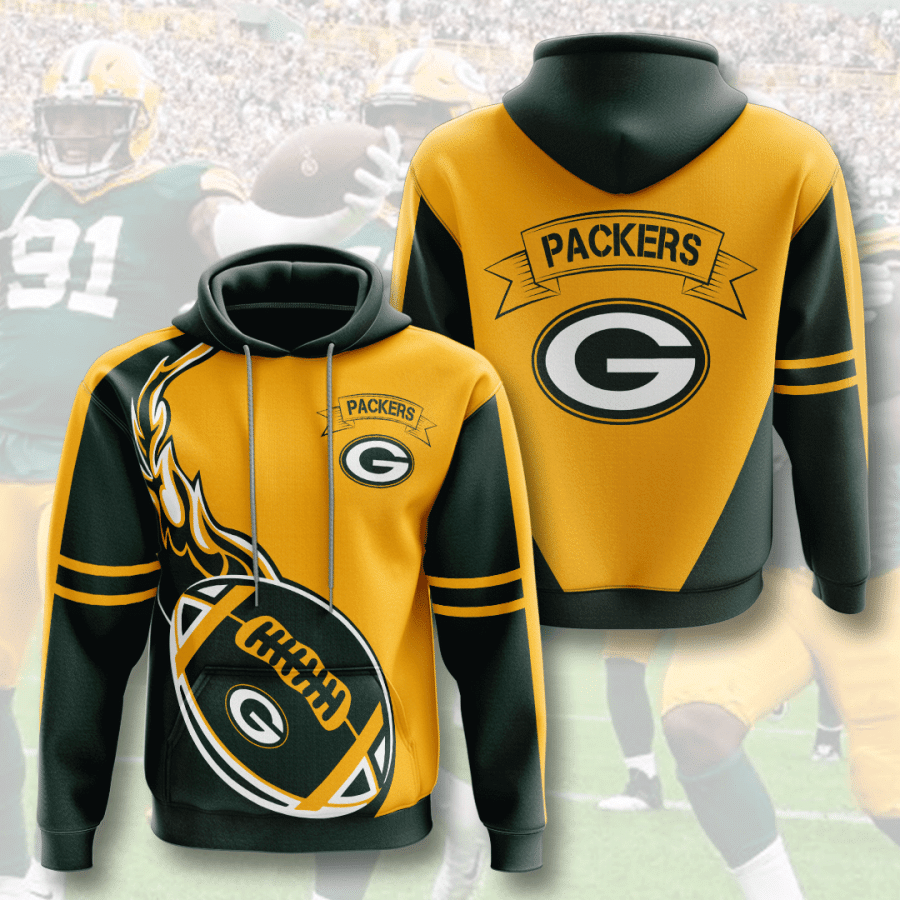 Green Bay Packers Green Bay Packers 3D Pullover Hoodie, Bomber Jacket, Sweatshirt, T-Shirt