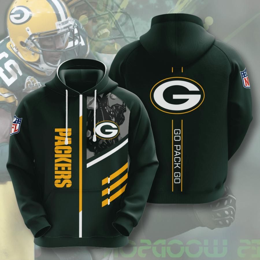 Green Bay Packers Limited Edition Full Gts000141 3D Zip Up Hoodie Unisex, Jacket, Sweatshirt, T-Shirt