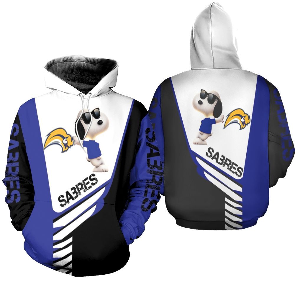 Buffalo Sabres Snoopy For Fans 3d Unisex Hoodie