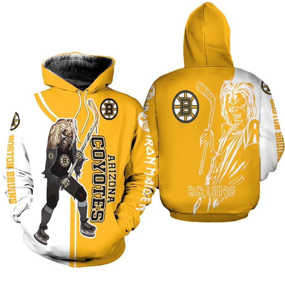 Boston Bruins And Zombie For Fans 3d Unisex Hoodie