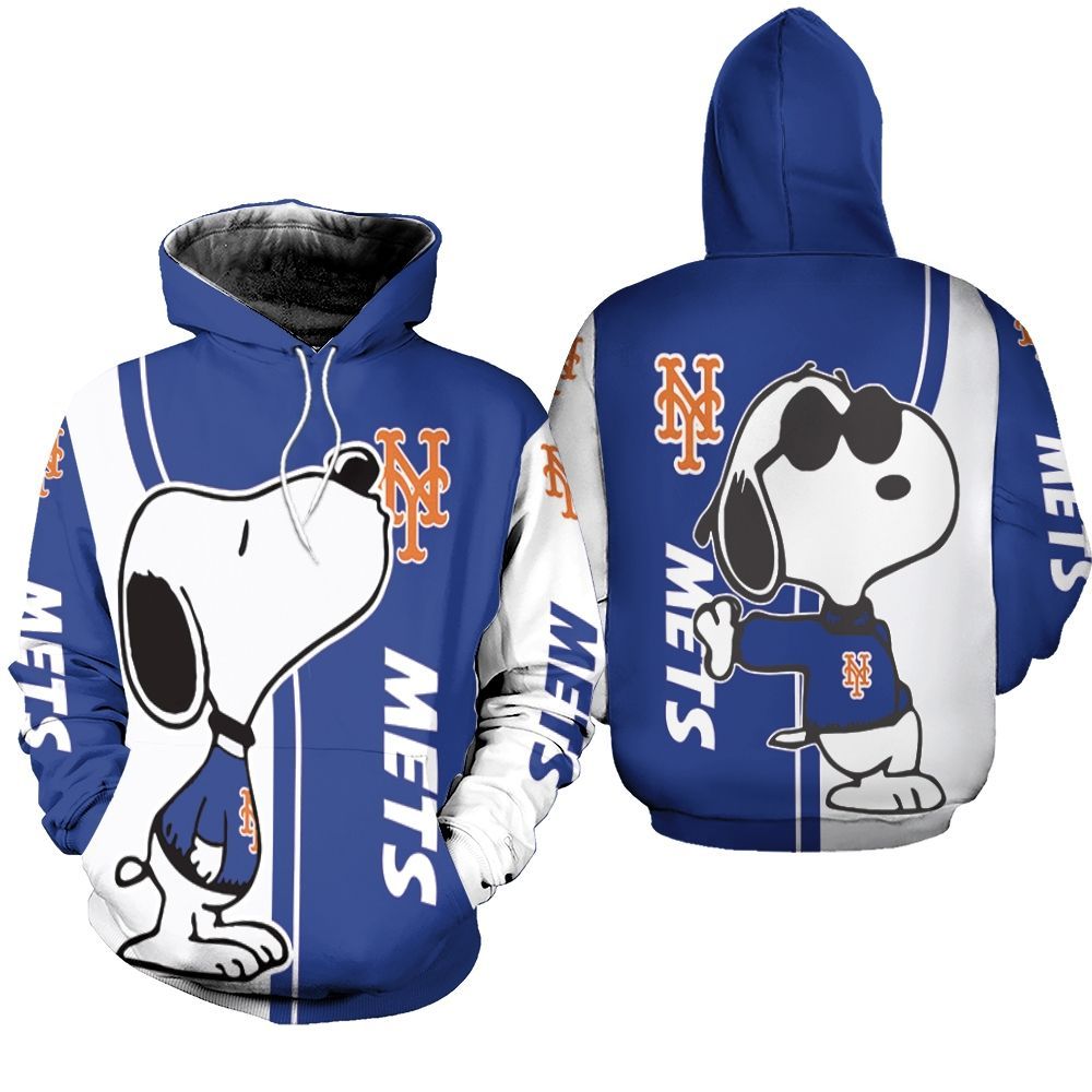 New York Mets Snoopy Lover Printed 3d Unisex Hoodie