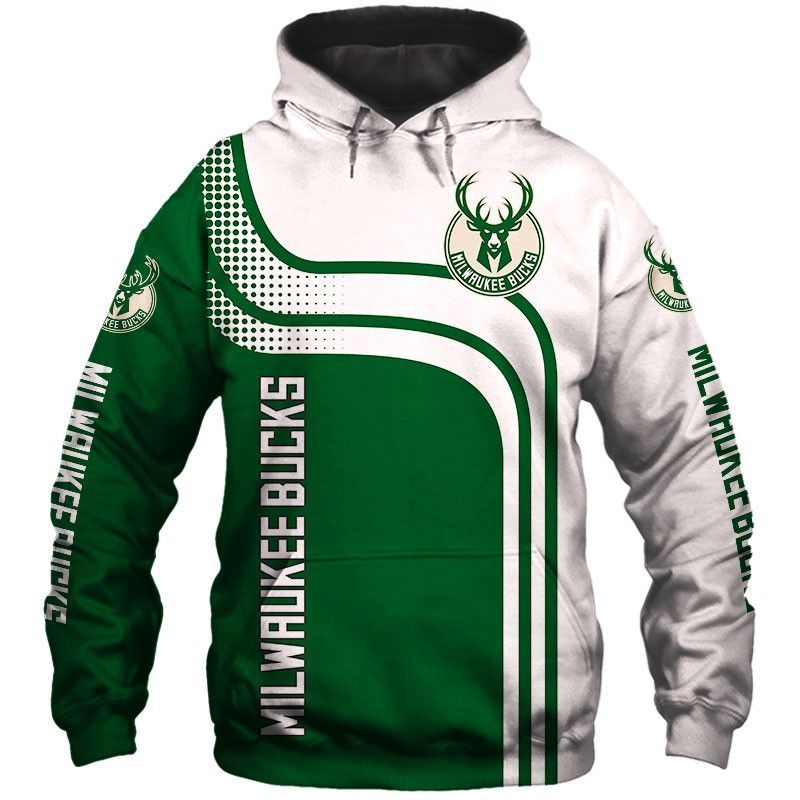 Milwaukee Bucks Pullover And Ed Custom Milwaukee Bucks 3D Pullover Hoodie, Bomber Jacket, Sweatshirt, T-Shirt