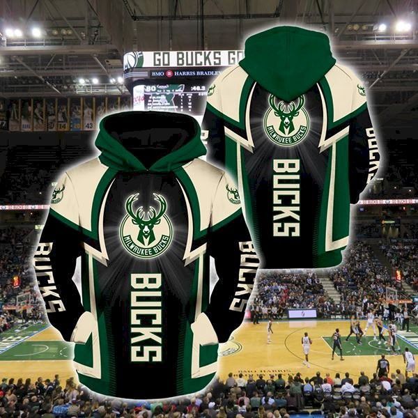 Milwaukee Bucks Pullover And Ed Custom 3D Pullover Hoodie, Bomber Jacket, Sweatshirt, T-Shirt